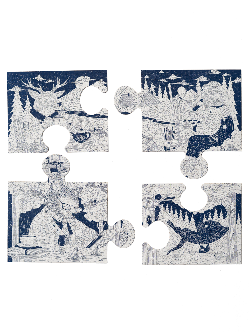 QUIET HOURS IN THE WOODS PUZZLE
