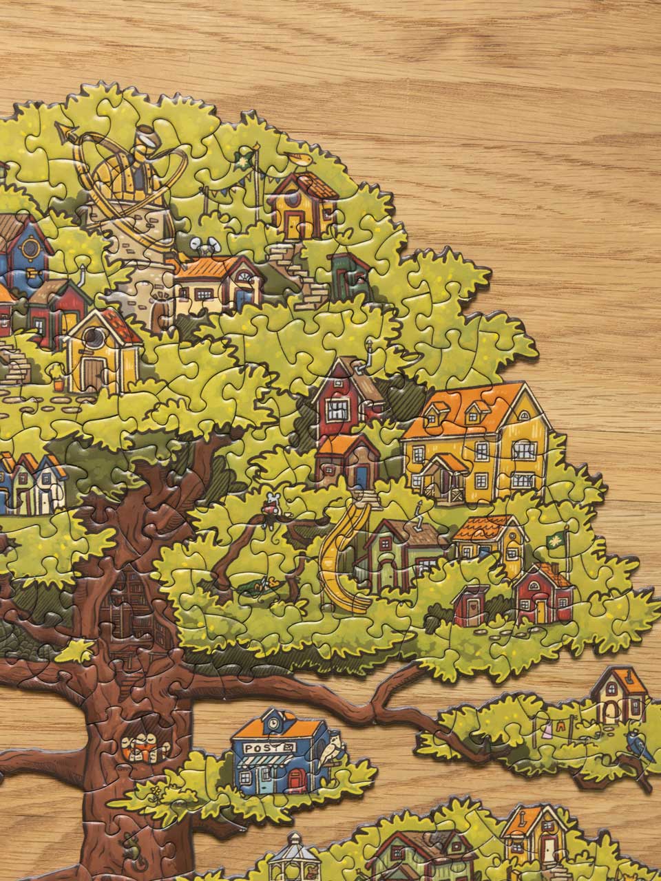 EDGE PIECE PUZZLE: NEIGHBORS IN THE TREE – Yetch Studio