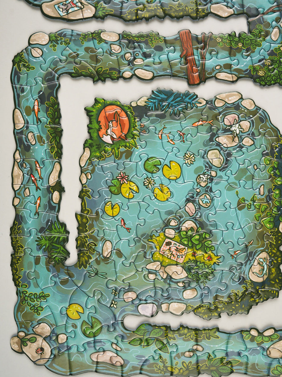 EDGE PIECE PUZZLE: SUMMER DAY ON THE RIVER – Yetch Studio