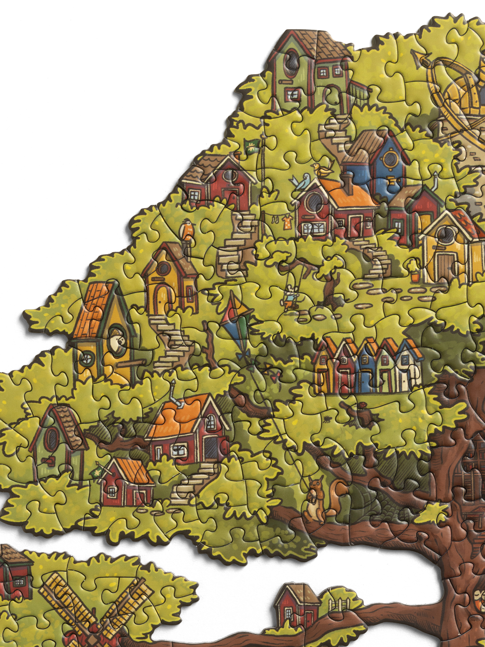 EDGE PIECE PUZZLE: NEIGHBORS IN THE TREE