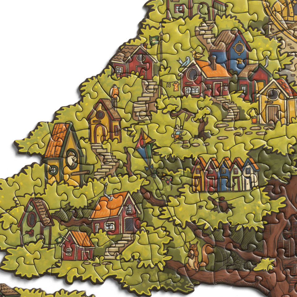 EDGE PIECE PUZZLE: NEIGHBORS IN THE TREE