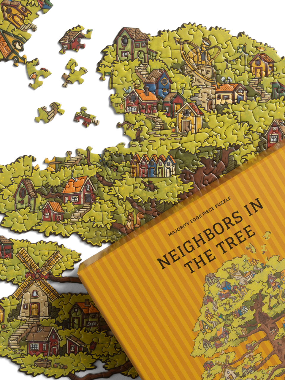 EDGE PIECE PUZZLE: NEIGHBORS IN THE TREE
