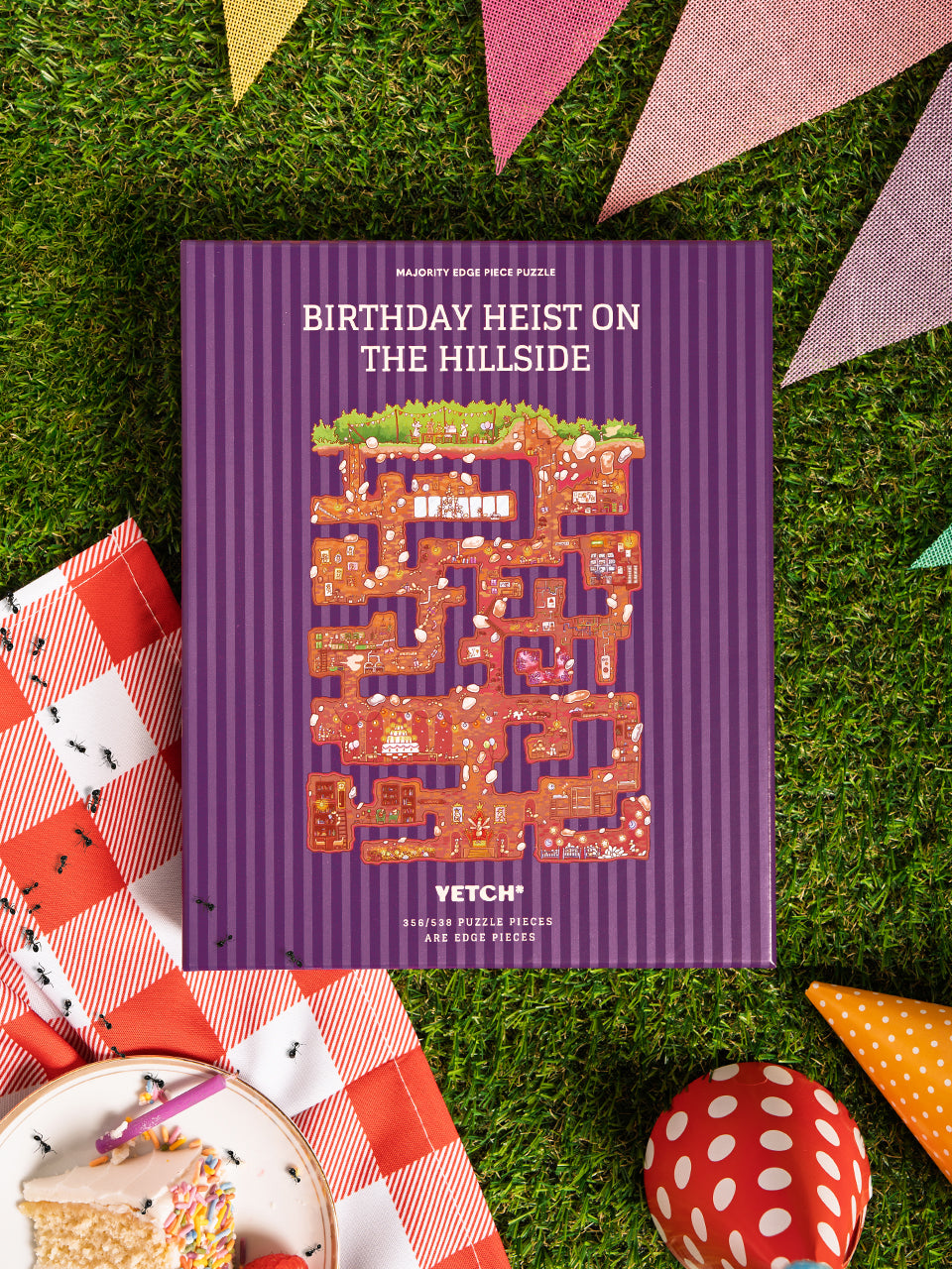 EDGE PIECE PUZZLE: BIRTHDAY HEIST ON THE HILLSIDE