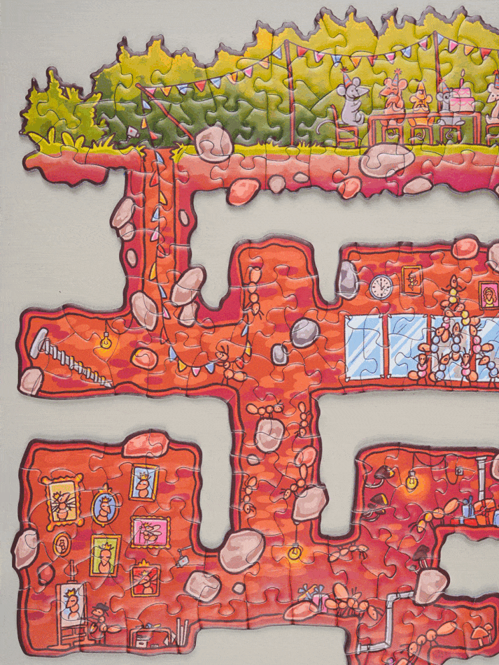 EDGE PIECE PUZZLE: BIRTHDAY HEIST ON THE HILLSIDE