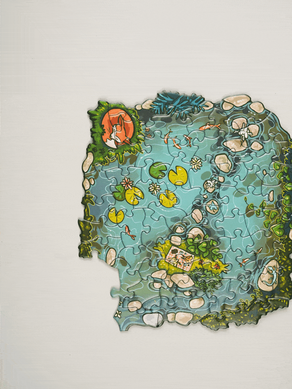 EDGE PIECE PUZZLE: SUMMER DAY ON THE RIVER