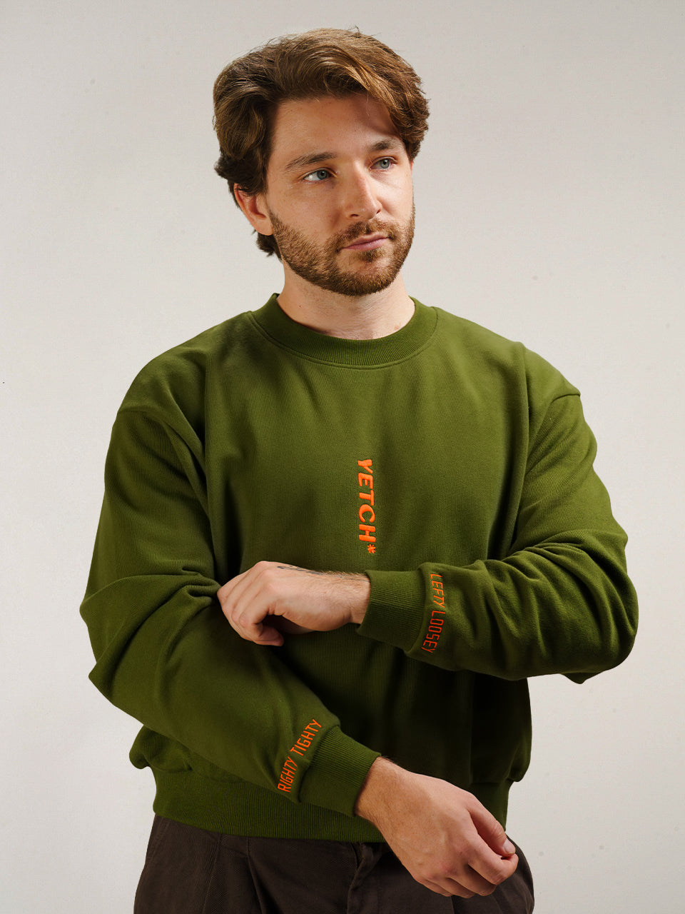 LEFTY LOOSEY, RIGHTY TIGHTY CREWNECK