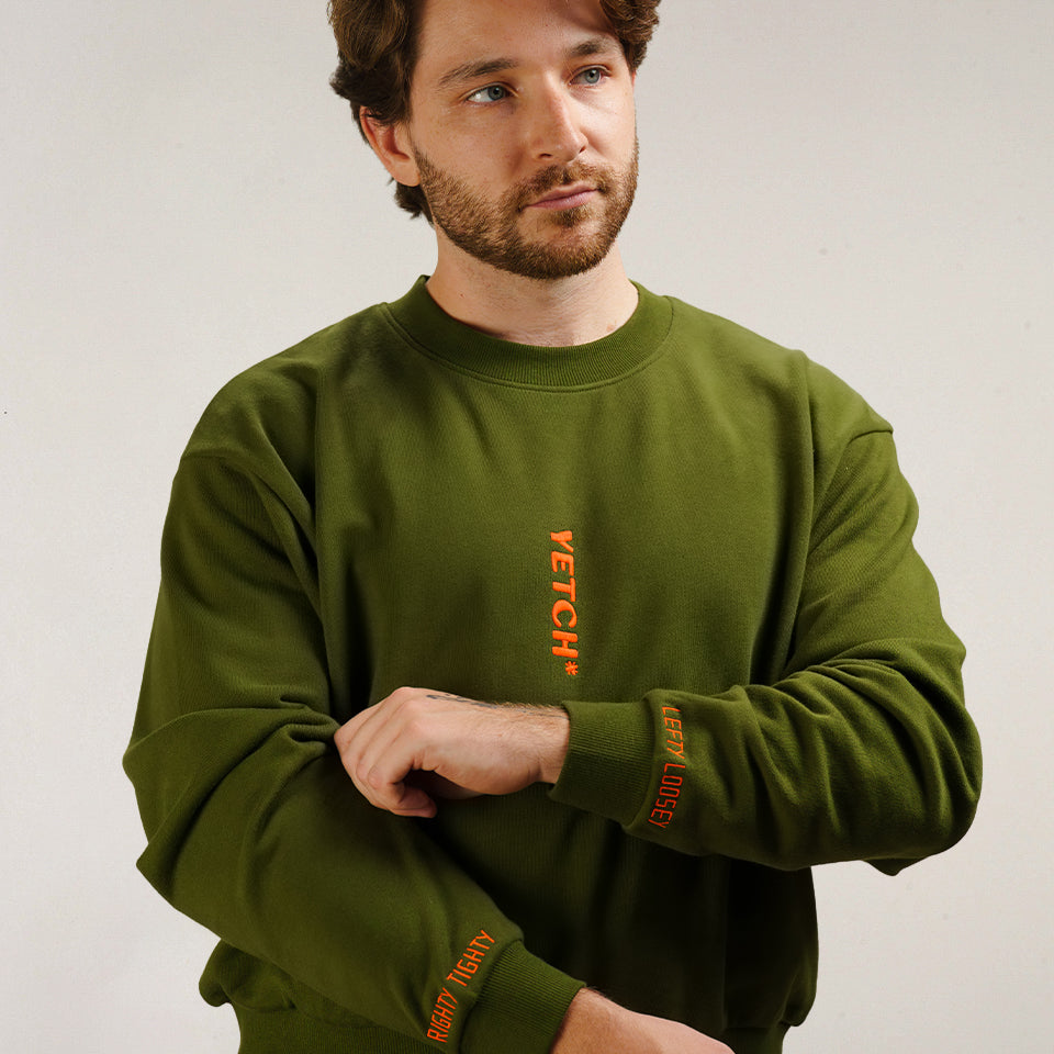 LEFTY LOOSEY, RIGHTY TIGHTY CREWNECK