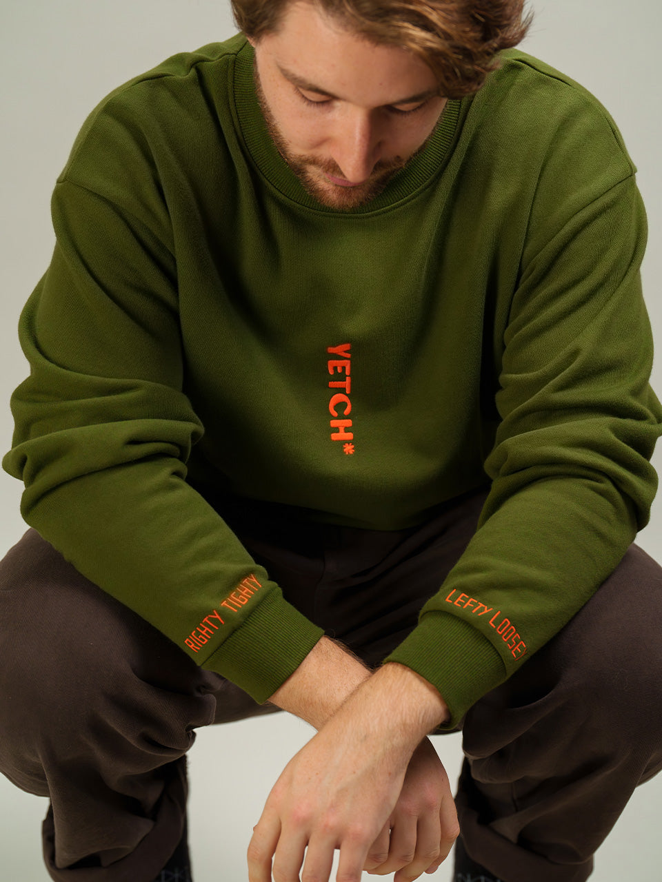 LEFTY LOOSEY, RIGHTY TIGHTY CREWNECK