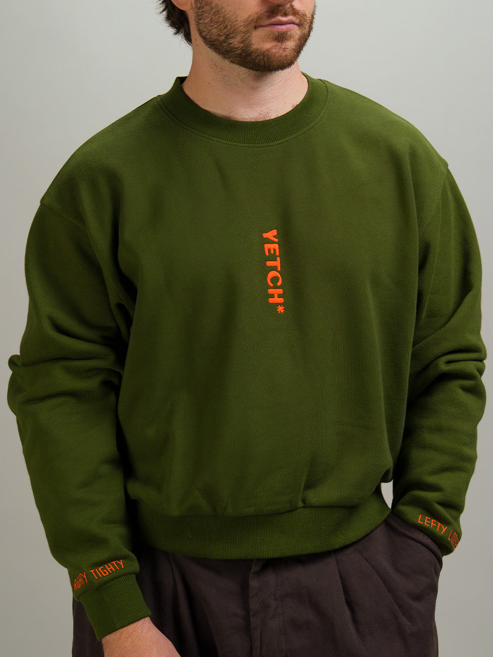 LEFTY LOOSEY, RIGHTY TIGHTY CREWNECK