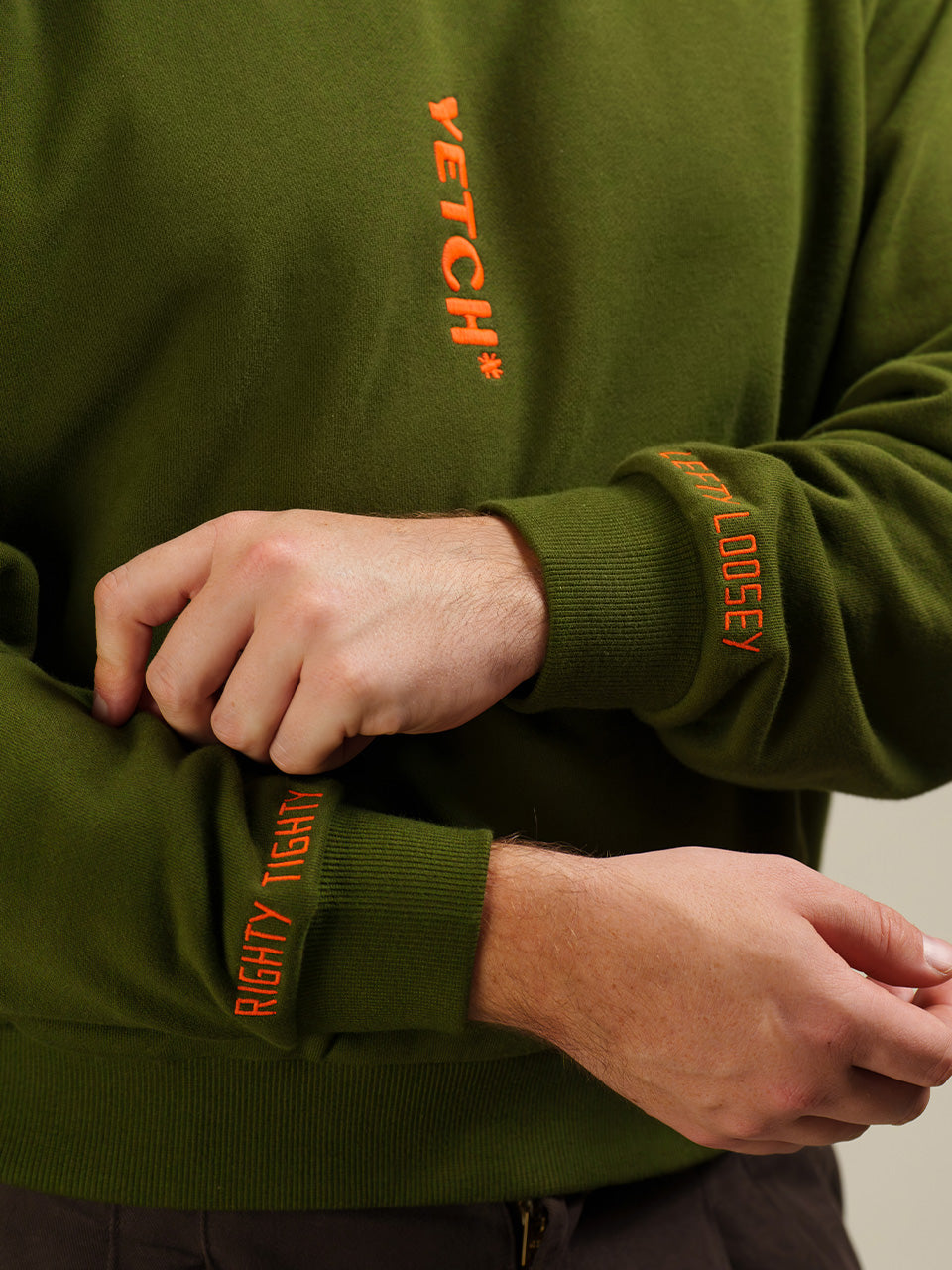 LEFTY LOOSEY, RIGHTY TIGHTY CREWNECK